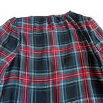 Draper James Red Green Plaid Mini Dress Fit And Flare Long Sleeve Size Large Photo 7