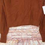 Free People | Cozy Burnt Butter V-Neck Sweater Photo 5