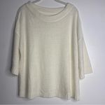 None Knit Lounge Set NWOT Off the Shoulder Cream Small Photo 4