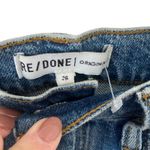 RE/DONE  Originals High Rise Ankle Crop Jeans Light 22 Wash Size 26 Gently Used Photo 4