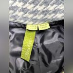 SOIA & KYO  Gray Houndstooth Wool Belted Jacket | M Photo 14