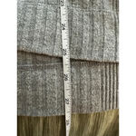 Andrew Marc  Gray Ribbed V-Neck Sweater S Photo 7