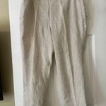 Talbots cream 100% Irish linen pants. New with tags. Size 14WP. Photo 0