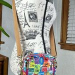 Kipling | Patchwork Travel Stamped Crossbody Convertible Multicolored Belt Bag Photo 5