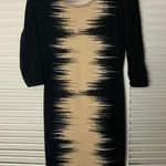 Bar III Faded black cream design secretary dress Photo 0