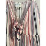 Jun & Ivy  striped front tye cropped tank top Medium M Photo 5