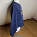 3/$30 Jansport Vintage Sweatshirt Blue CAL University California Berkeley Crop Size M Photo 4
