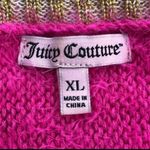 Juicy Couture Pink & Gold Fuzzy Sweater Photo 4