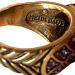 Heidi Daus Lavender Crystal Statement Ring Purple Photo 12