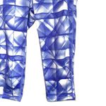 Athleta Chaturanga Purple & White Geometric Print Capri Leggings Photo 3