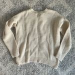H&M Cream Off White Knit Oversized Crewneck Sweater Size XS Photo 5