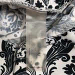 TRANQUILITY Small Black White Fit Flare Skirt Photo 3