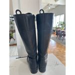 Bandolino Black Leather Carlita Classic Heeled Riding Boots, Size 11, EUC Photo 6
