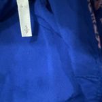 Free People  Seven Wonders mini dress blue boho print party revolve $148 cutout Photo 10