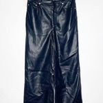 Urban Outfitters UO High & Wide Faux Leather Pant Size 26 Photo 0