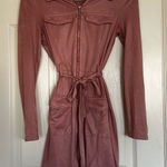 Pretty Little Thing  Dusty Pink Ring Zipper Dress Photo 0