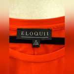 Eloquii Women's Plus Size Cross Front Flutter Sleeve Dress Peppery Vermillion 26 Photo 7