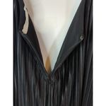 ASTR the Label Pleated Black Midi Dress V-neck Slit Cocktail Maxi Size M Photo 9