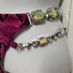 Unbranded Diamond Print Bikini Swimsuit Bottom Purple Photo 4