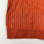 SheIn Burnt Orange Ribbed Cable Knit Lightweight Sweater Tank Top Medium M Photo 1