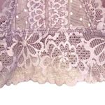 Aerie Lavender Highlands Lace Longline Racerback Bralette XS Removable Pads Photo 7