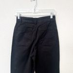 Marine layer [] Bridget Twill High Rise Flare Pants Faded Black Utility Pockets Photo 8