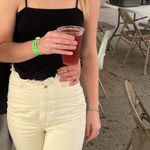 We Wore What Cream Jeans Photo 3