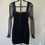 House Of CB  'Syana' Dress velvet‎ size S NWOT black Photo 11