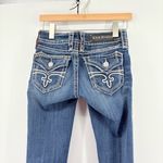 Rock Revival  Women's Boot Cut Jeans - Denim Blue low rise Photo 3