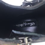 Beverly Feldman suede ankle boots green snake rhinestones Size 9 Stiletto Photo 2