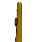 Coach Buckle Leather Wallet Billfold Card Holder Designer Luxury Preppy Yellow Photo 8