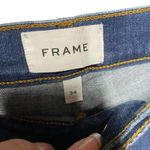 frame denim FRAME Le Cut-Off Williams Wash Mid-Rise Stretch Denim Shorts Size 34 Photo 5