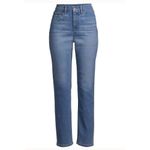 Lands End high rise stovepipe straight ankle jeans size 8 Blue Photo 11