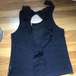 Potters Pot Gold Sequin Front Black Blouse size medium Photo 5