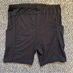 Maternity Plus Size Black Soft Bike Shorts With Pockets Women’s Size XXL Photo 2
