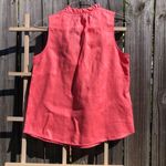 Tommy Bahama  Sleeveless Linen Top Pink M Photo 4
