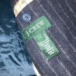 J.Crew  Vintage Men’s Blazer Size Large Wool Navy Blue Pinstriped Photo 8