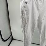 Quacker Factory  white embellished dream jeans size 2X 96% cotton Photo 12