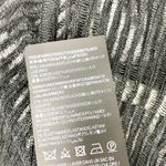 Saint Laurent Linen Silk Semi Sheer Ribbed Short Sleeve Cropped Polo Shirt Black Photo 3