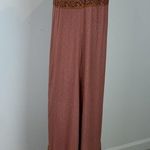 World Market Maxi Halter Dress Bohemian Flowy Rayon Lightweight Geometric Size M Size M Photo 6