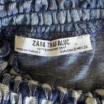 ZARA Trafaluc Gingham High-Neck Short Sleeve Dress Photo 5