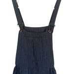 Dark Blue & White Stripe 100% Wool Overalls Size M Photo 1