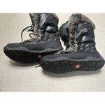 The North Face  NUPTSE Puffer Boots Black Goose Down Faux Fur Snow Women’s Sz 8 Photo 3
