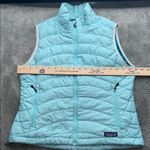 Patagonia  Womens Down Sweater Vest Medium Light Blue Puffer Photo 10