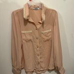 Just fab new with tags pink button down top Photo 1