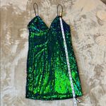 Lulus  Emerald Sequin Mini Dress‎ Photo 2