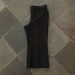 Gap black pinstripe cuffed cropped career office work pants Photo 1