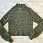 American Eagle  Mock Neck Cable Knit Sweater Photo 0