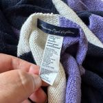 American Eagle Retro Outfitters Purple White and Blue Infinity Scarf Photo 3