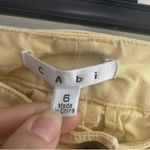 CAbi Womens Low Rise Sunshine Yellow Coast Crop Pants Style 820 Size 6 Photo 6
